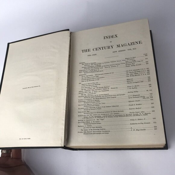 Antique 1902 Book “A Year Of The Century” Volume 1 The Century Co, New York - Picture 7 of 10